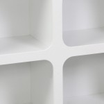 Μπουφές Emersi pakoworld με ράφια mdf σε λευκή απόχρωση 120x35x76εκ