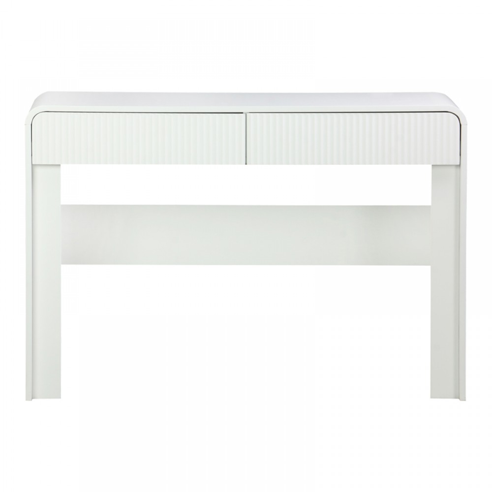 Κονσόλα Zeplen pakoworld λευκό mdf 110x38x75εκ