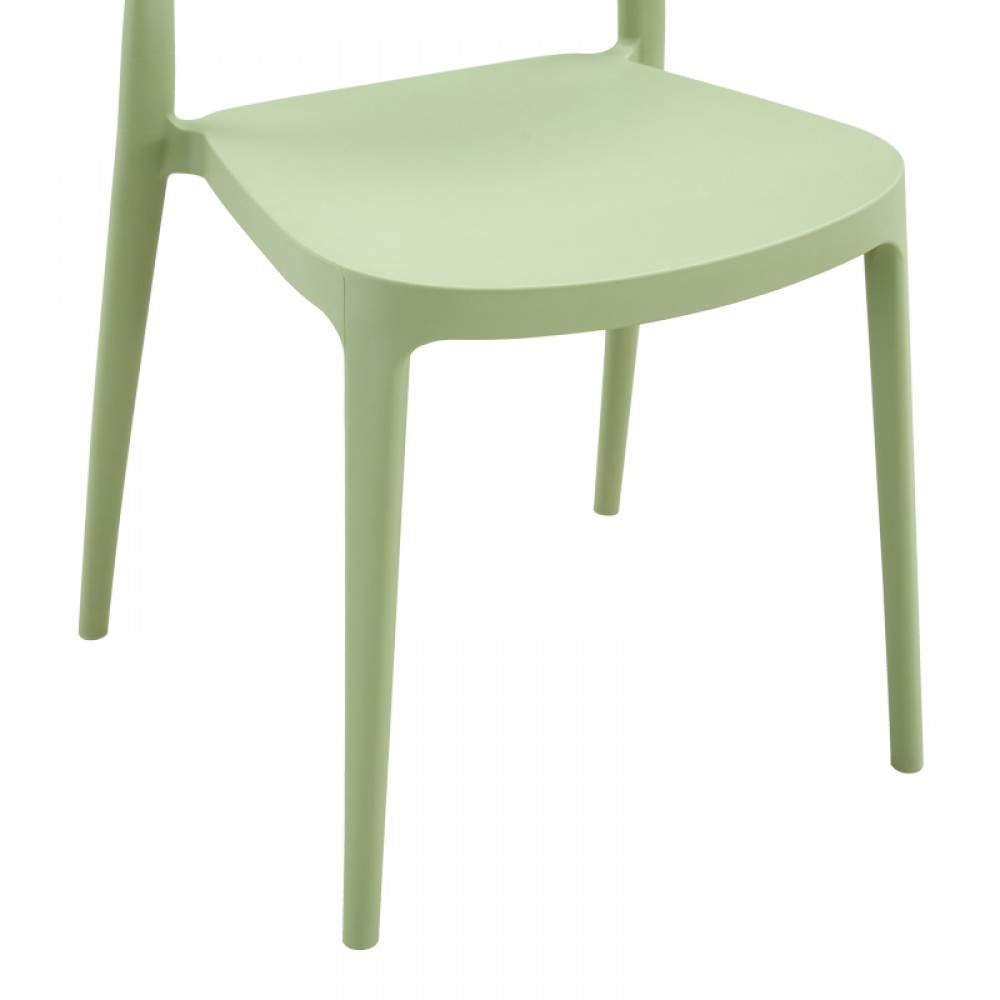 Καρέκλα Amvroan στοιβαζόμενη pakoworld με UV protection pp μέντα 51x49x79.5εκ
