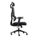 Καρέκλα γραφείου διευθυντή Cadrey pakoworld mesh μαύρο 67x64x120-128εκ