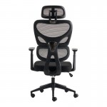 Καρέκλα γραφείου διευθυντή Cadrey pakoworld mesh μαύρο 67x64x120-128εκ