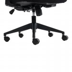 Καρέκλα γραφείου διευθυντή Cadrey pakoworld mesh μαύρο 67x64x120-128εκ