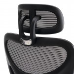 Καρέκλα γραφείου διευθυντή Cadrey pakoworld mesh μαύρο 67x64x120-128εκ