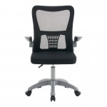 Καρέκλα γραφείου εργασίας Annalise pakoworld μαύρο mesh 57x53x100εκ