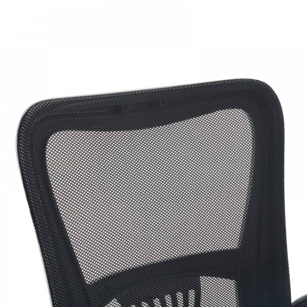 Καρέκλα γραφείου εργασίας Annalise pakoworld μαύρο mesh 57x53x100εκ