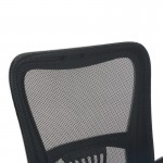 Καρέκλα γραφείου εργασίας Annalise pakoworld μαύρο mesh 57x53x100εκ