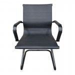 Καρέκλα γραφείου επισκέπτη Valter pakoworld pu μαύρο 55.5x48x88εκ