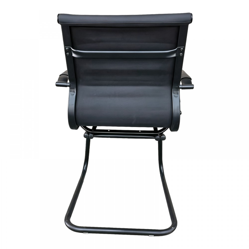 Καρέκλα γραφείου επισκέπτη Valter pakoworld pu μαύρο 55.5x48x88εκ