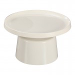 Τραπέζι σαλονιού Ginoze pakoworld μέταλλο σε λευκή απόχρωση Φ70x41εκ