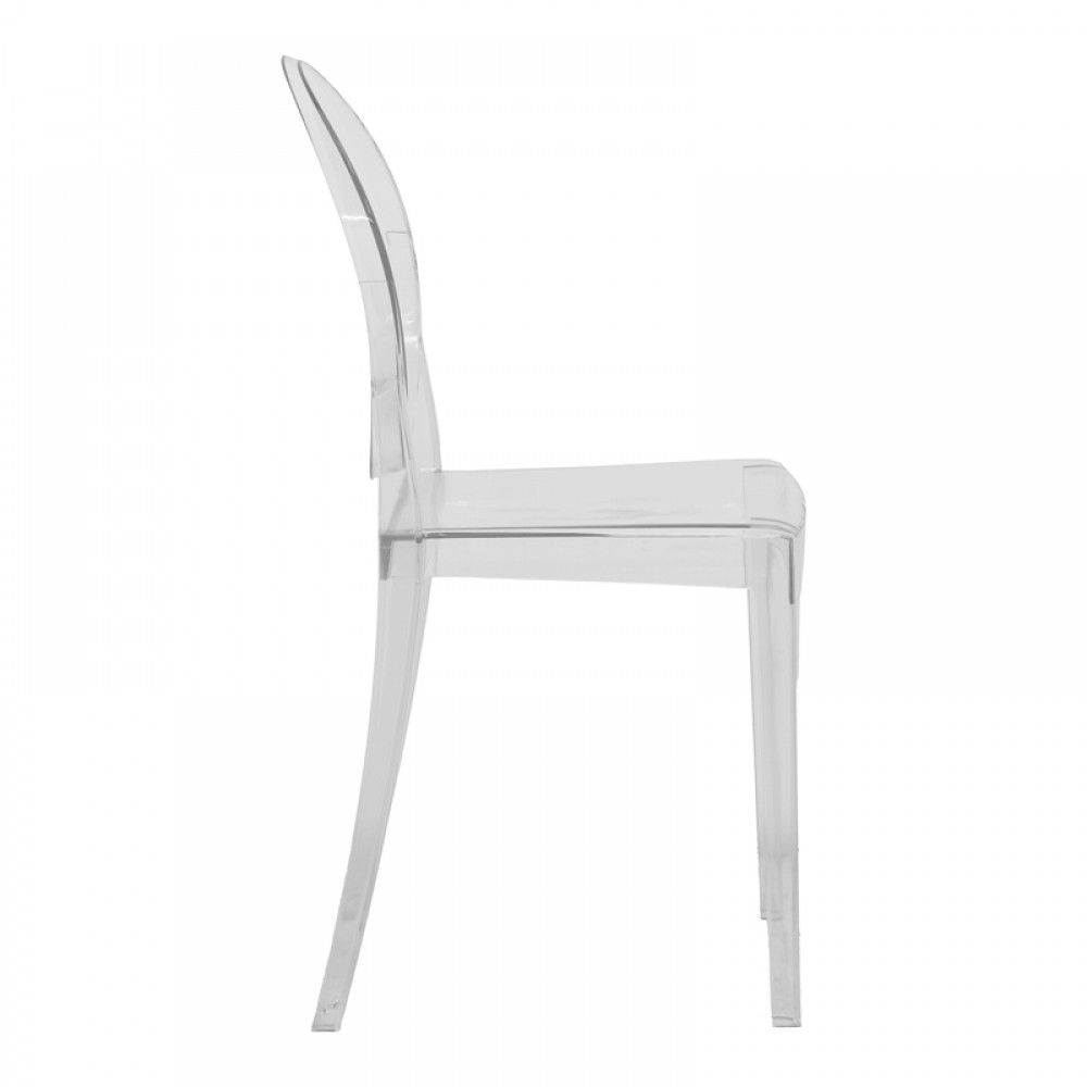 Καρέκλα Narova pakoworld διάφανο PC 40x45x92εκ