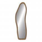 Καθρέπτης Quene pakoworld mdf σε φυσική απόχρωση 50x1.5x150εκ