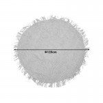 Χαλί Chata Inart γιούτα σε φυσική απόχρωση Φ120x1εκ