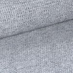 Πολυθρόνα Patya pakoworld ανοιχτό γκρι ύφασμα- πόδι μαύρο μέταλλο 56x61x82εκ