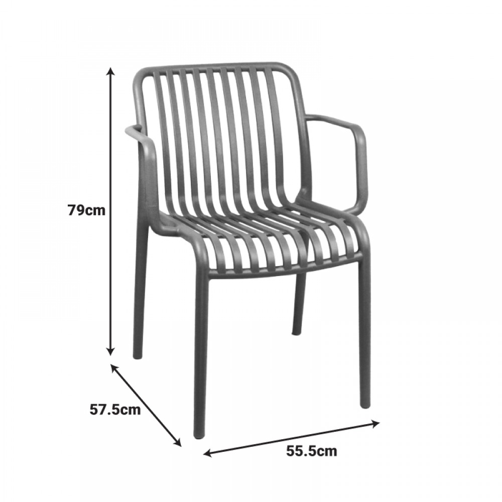 Πολυθρόνα Zoi pakoworld pp σε σκούρο πράσινο απόχρωση 55.5x57.5x79εκ