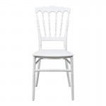 Καρέκλα Napoleon pakoworld pp λευκή 38,5x46,5x89εκ