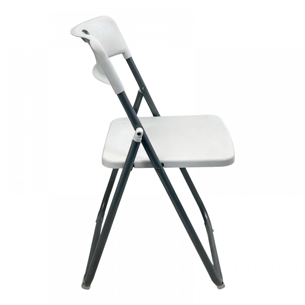 Καρέκλα catering-συνεδρίου πτυσσόμενη Edison pakoworld λευκό 38x49x73εκ