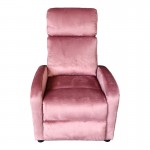 Πολυθρόνα relax Norva pakoworld βελούδο σε σάπιο μήλο απόχρωση 68.5x86x100εκ
