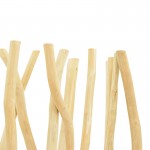 Διακοσμητικό δαπέδου Jati pakoworld teak ξύλο σε φυσική απόχρωση 60x20x190εκ