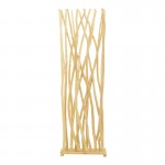 Διακοσμητικό δαπέδου Jati pakoworld teak ξύλο σε φυσική απόχρωση 60x20x190εκ