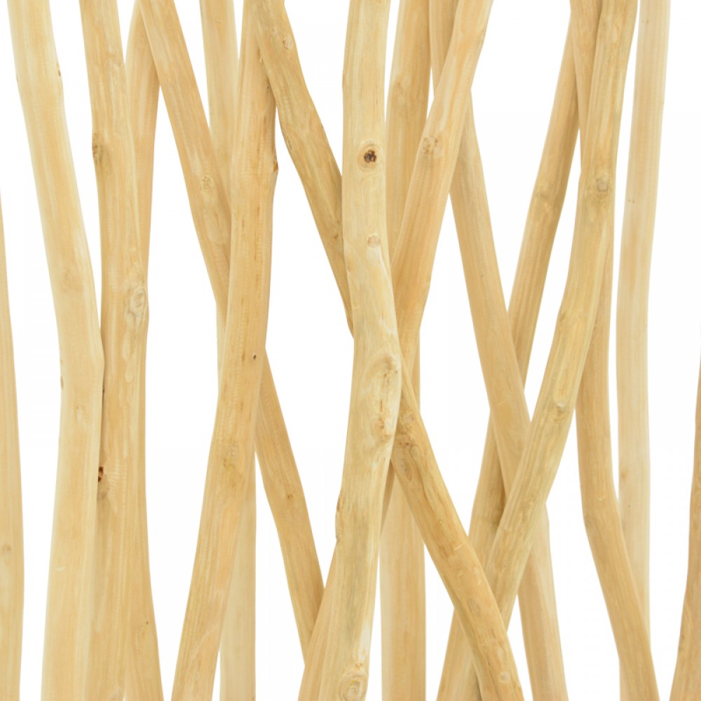 Διακοσμητικό δαπέδου Jati pakoworld teak ξύλο σε φυσική απόχρωση 60x20x190εκ