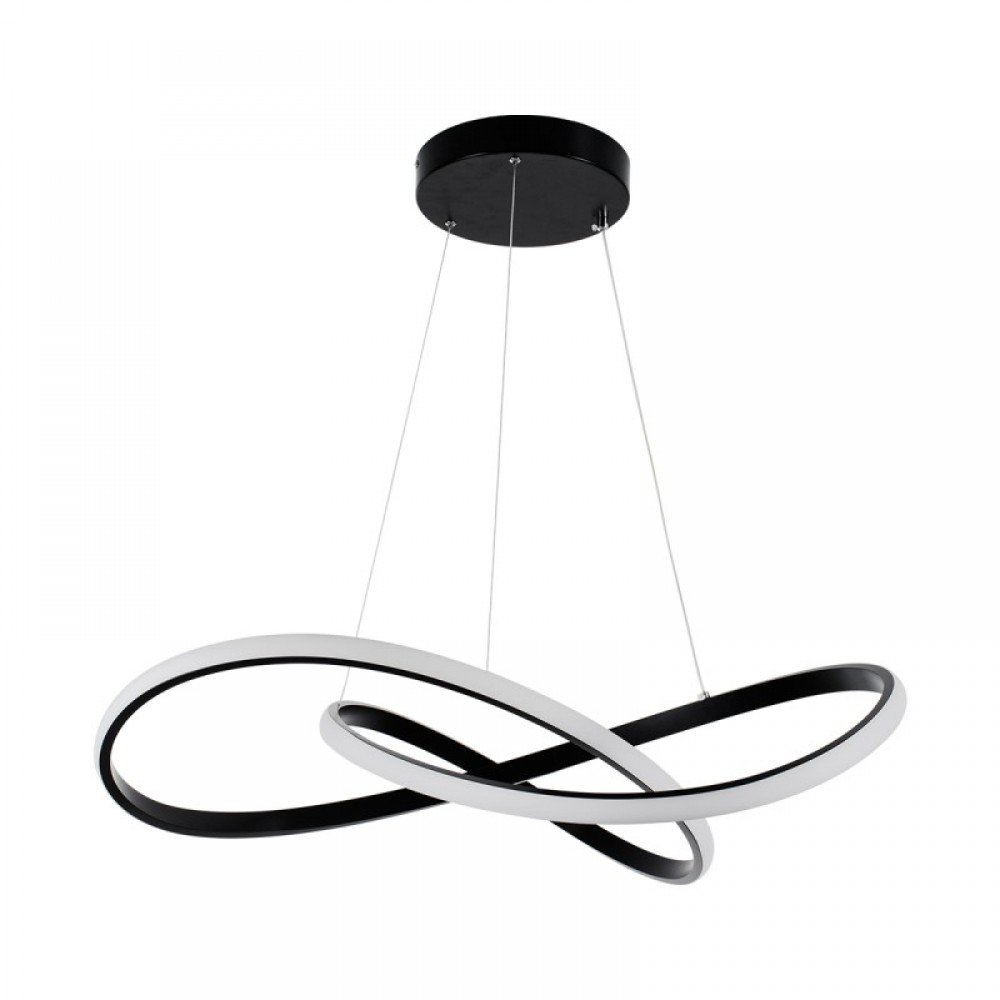 Φωτιστικό οροφής Artisun pakoworld led μέταλλο μαύρο Φ56x100εκ