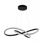 Φωτιστικό οροφής Artisun pakoworld led μέταλλο μαύρο Φ56x100εκ