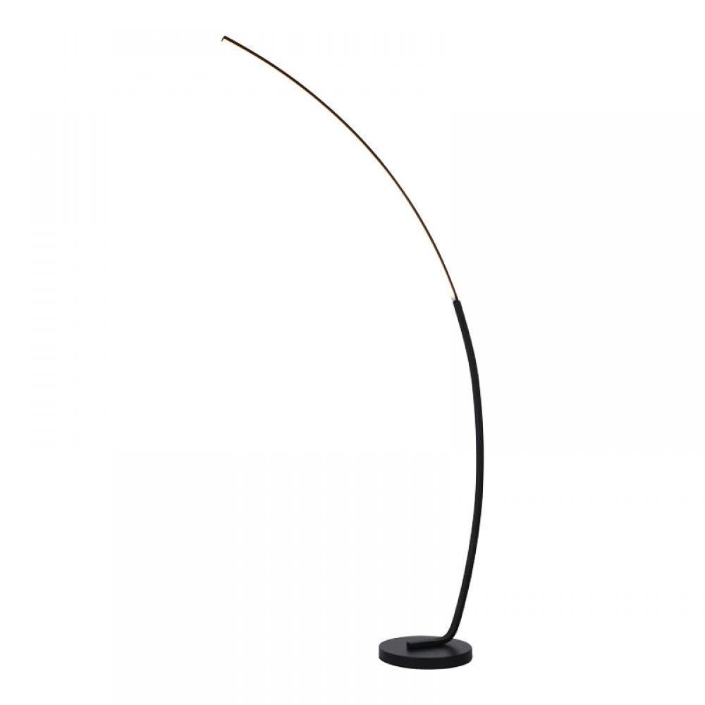 Φωτιστικό δαπέδου Archer pakoworld led μαύρο μεταλλικό 70x28x165εκ