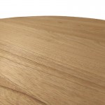 Τραπεζαρία Granny-Kenda Ι pakoworld σετ 3τεμ σε φυσική-μπεζ απόχρωση Φ80x75εκ