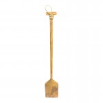 Διακοσμητικό τοίχου κουπί Paddly Inart μαόνι ξύλο σε φυσική απόχρωση 20x3x120εκ