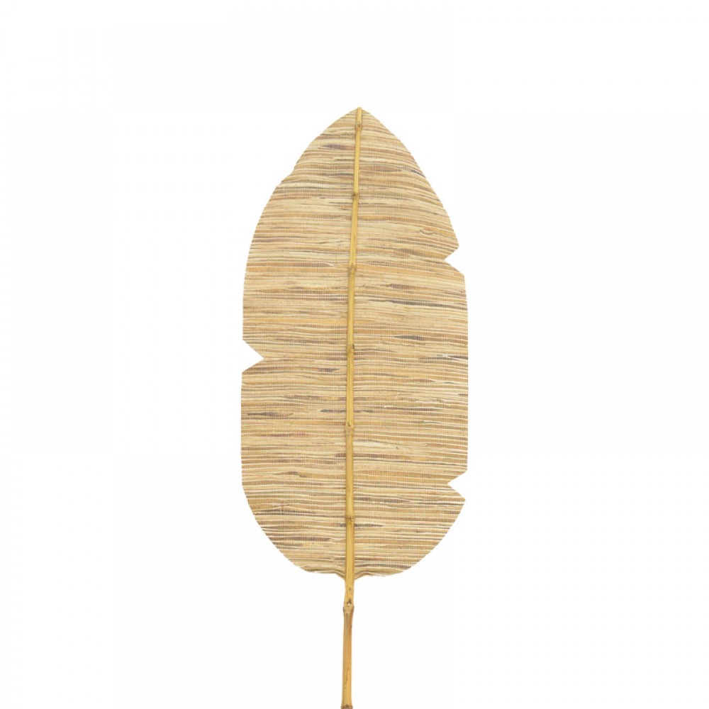 Διακοσμητικό φυτό Bantou Inart banana leaf σε φυσική απόχρωση Υ200εκ