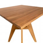 Τραπέζι Cadrada pakoworld teak ξύλο σε φυσική απόχρωση 70x70x76εκ