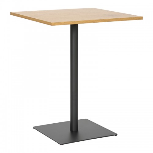 Τραπέζι Nerobian pakoworld mdf σε sonoma απόχρωση 60x60x75εκ