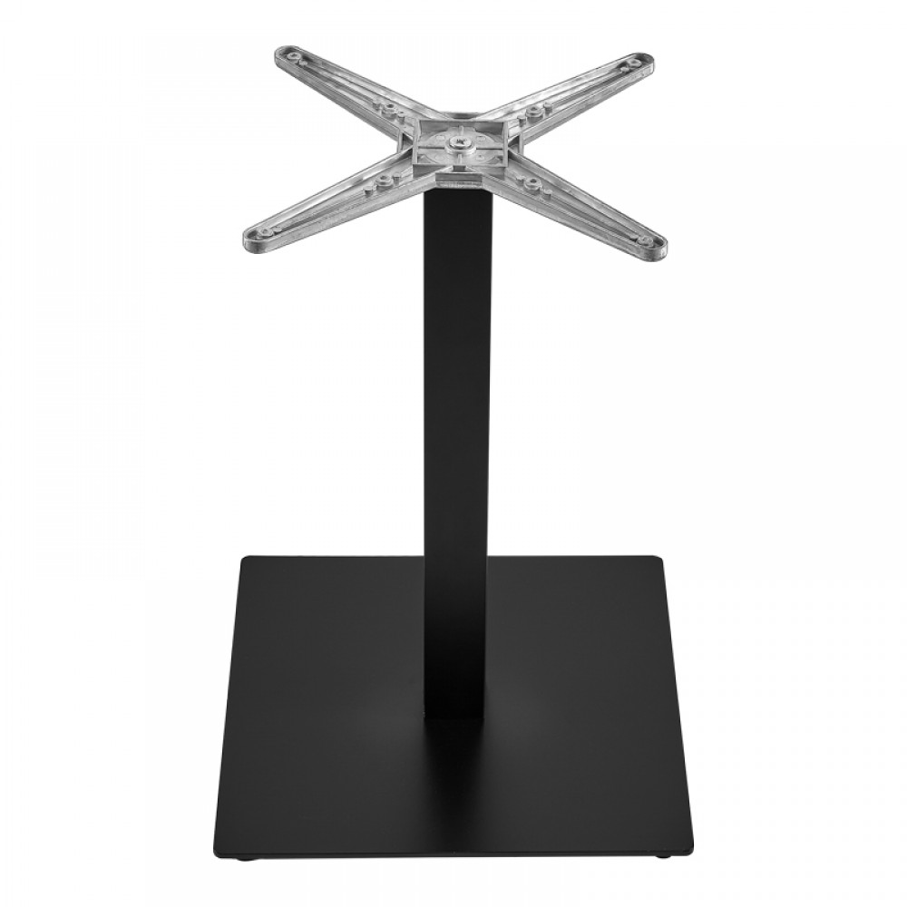 Βάση τραπεζιού Thonor pakoworld μεταλλική σε μαύρη απόχρωση 48x48x73εκ