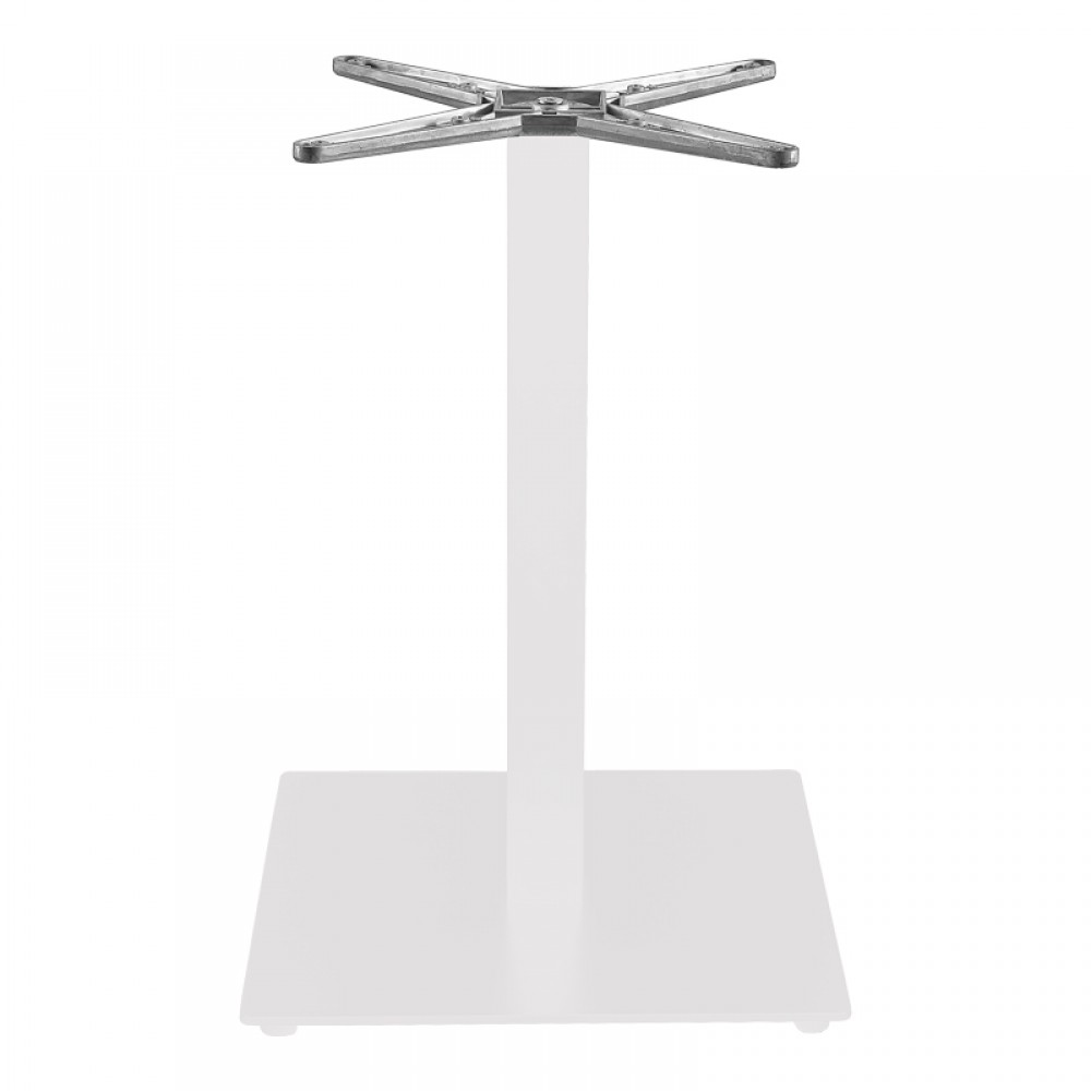 Βάση τραπεζιού Thonor pakoworld μεταλλική σε λευκή απόχρωση 48x48x73εκ