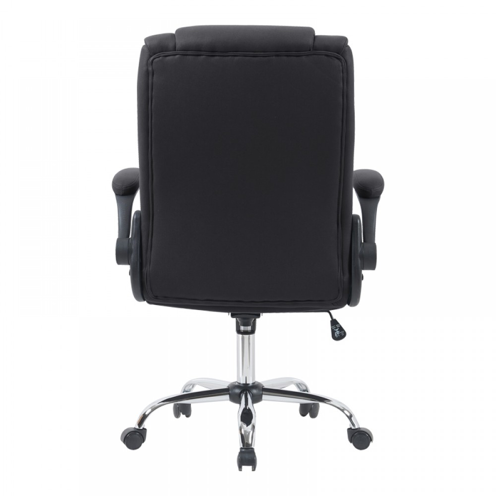 Καρέκλα γραφείου διευθυντη Kesla pakoworld PES μαύρo 65x65x113-121εκ