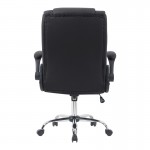 Καρέκλα γραφείου διευθυντη Kesla pakoworld PES μαύρo 65x65x113-121εκ