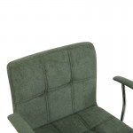 Καρέκλα γραφείου Buleco pakoworld λαδί ύφασμα 56x46x74-86εκ