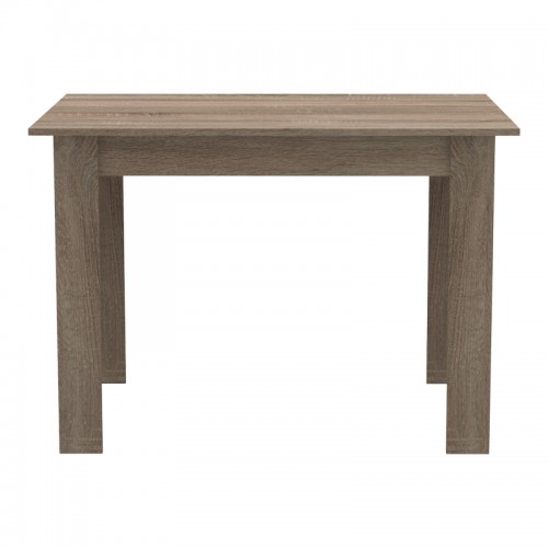 Τραπέζι Manka pakoworld σε sonoma truffle απόχρωση 110x80x77εκ