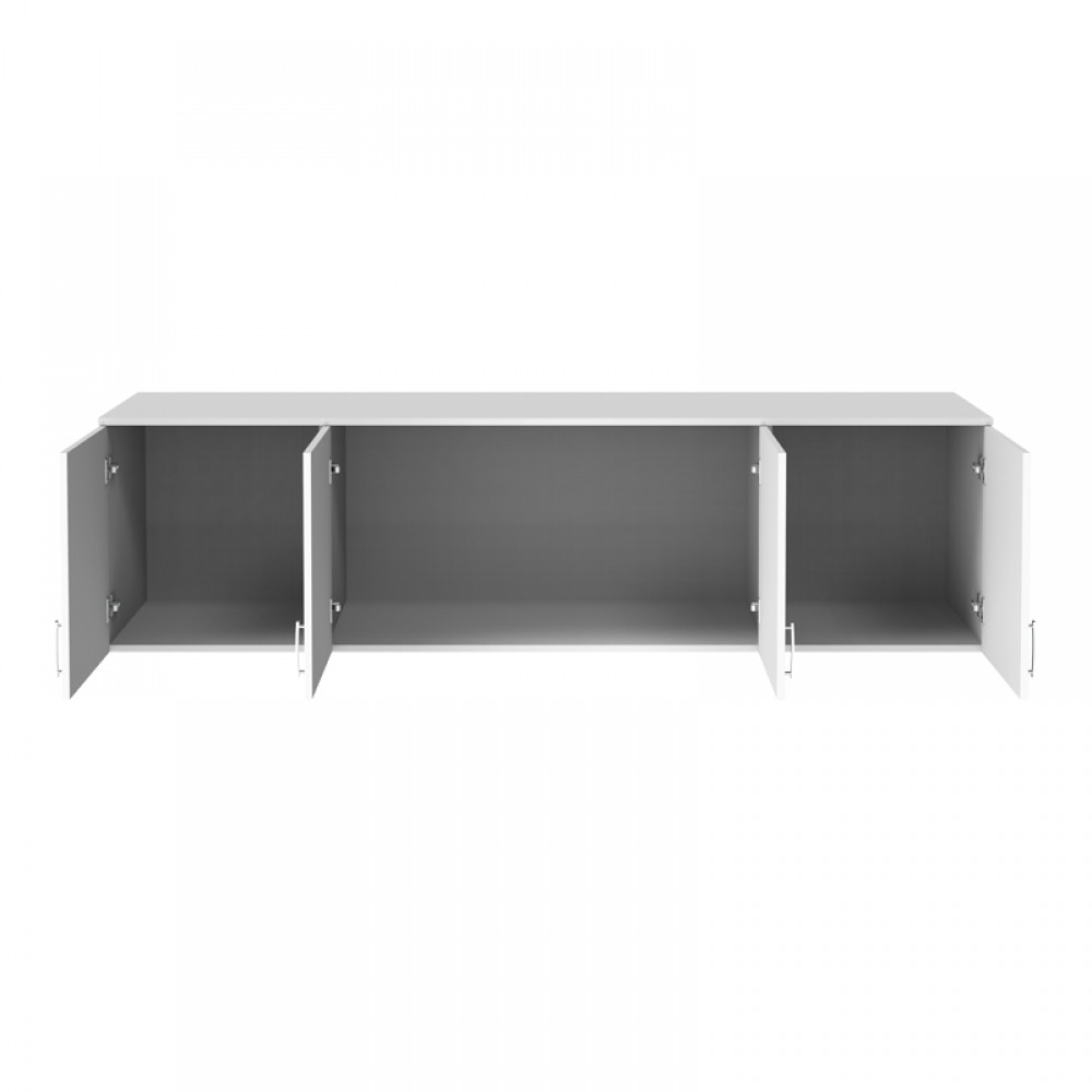 Πατάρι ντουλάπας Royal pakoworld τετράφυλλο λευκό 200x58x53εκ