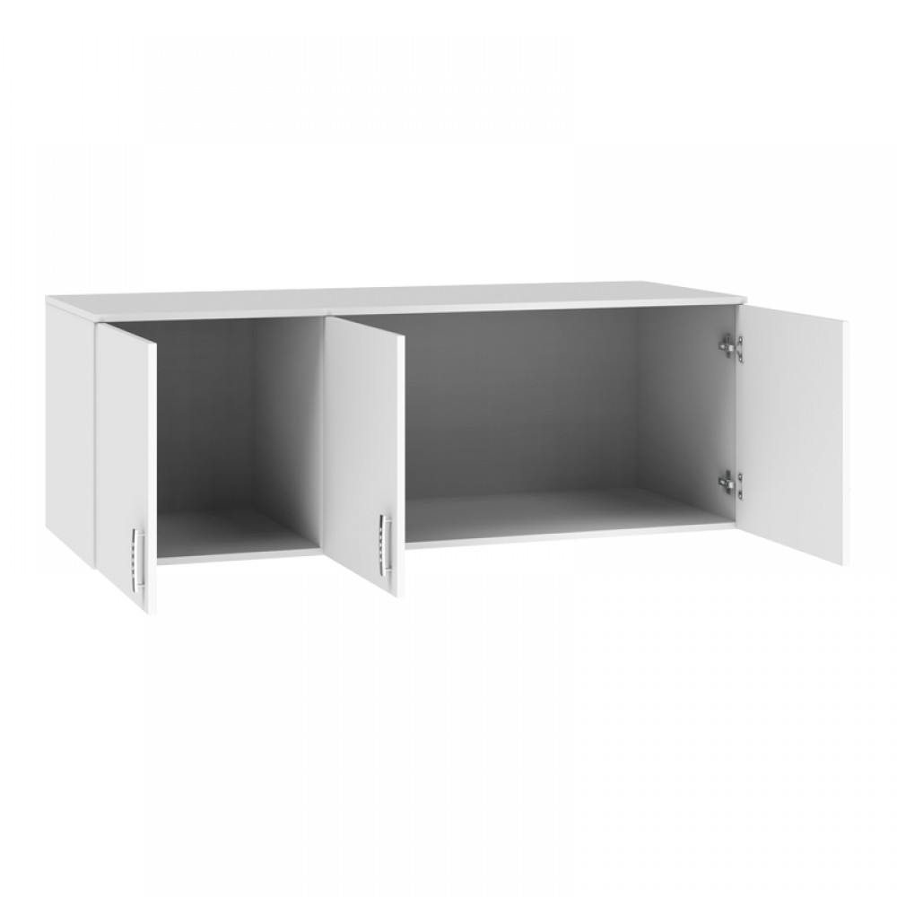 Πατάρι ντουλάπας Royal pakoworld τρίφυλλο λευκό 150x58x53εκ