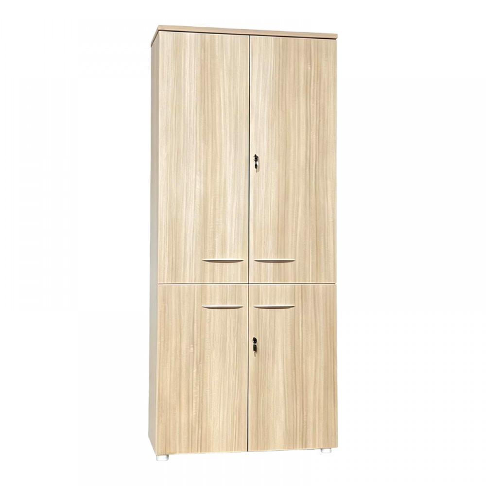 Ντουλάπα γραφείου Armadi pakoworld σε oak-μπεζ 80x40x200εκ
