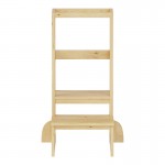 Παιδικός πύργος εκμάθησης Chiquel pakoworld τ. Montessori ξύλο σε φυσική απόχρωση 45.7x51x90εκ