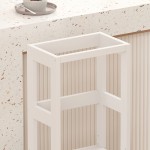 Παιδικός πύργος εκμάθησης Chiquel pakoworld τ. Montessori ξύλο σε λευκή απόχρωση 45.7x51x90εκ