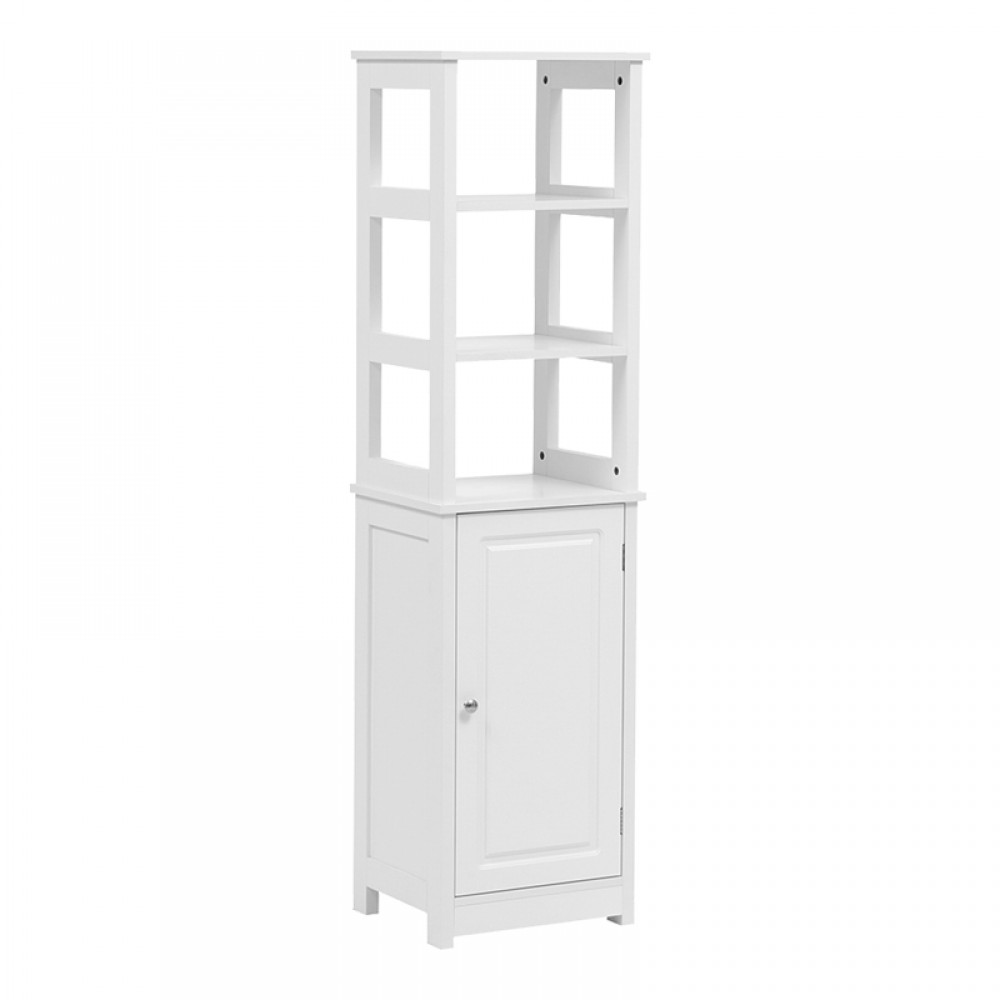 Ντουλάπι-στήλη Larben pakoworld mdf λευκό 40x33x150εκ