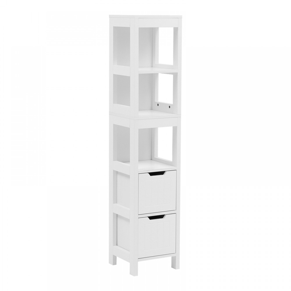 Ντουλάπι-στήλη Kelby pakoworld mdf λευκό 30x30x144εκ