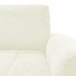 Γωνιακός αναστρέψιμος καναπές-κρεβάτι Vivad pakoworld ύφασμα σε μπεζ απόχρωση 275x164x91εκ