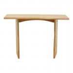 Κονσόλα Mende pakoworld μασίφ ξύλο ακακίας σε φυσική απόχρωση 110x50x76εκ