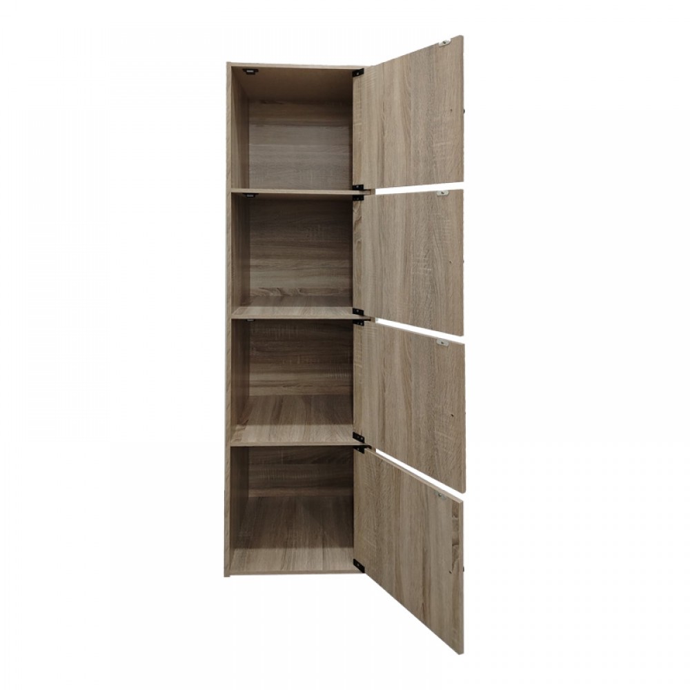 Ντουλάπι-στήλη Gabino pakoworld σε sonoma απόχρωση 40x39x158εκ