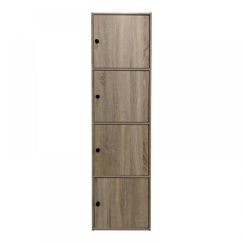 Ντουλάπι-στήλη Gabino pakoworld σε sonoma απόχρωση 40x39x158εκ