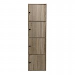 Ντουλάπι-στήλη Gabino pakoworld σε sonoma απόχρωση 40x39x158εκ